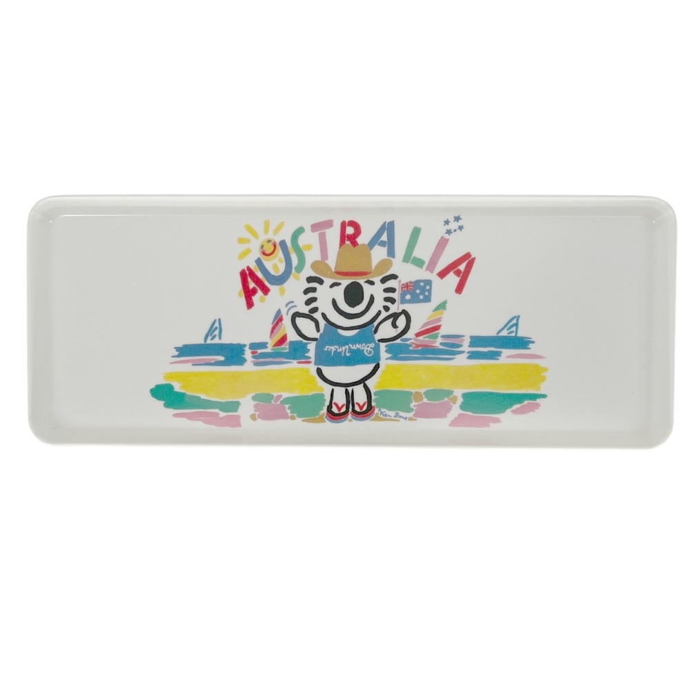 Ken Done Australia Koala Melamine Tray Vintage 1980s‎ Pop Art Australiana